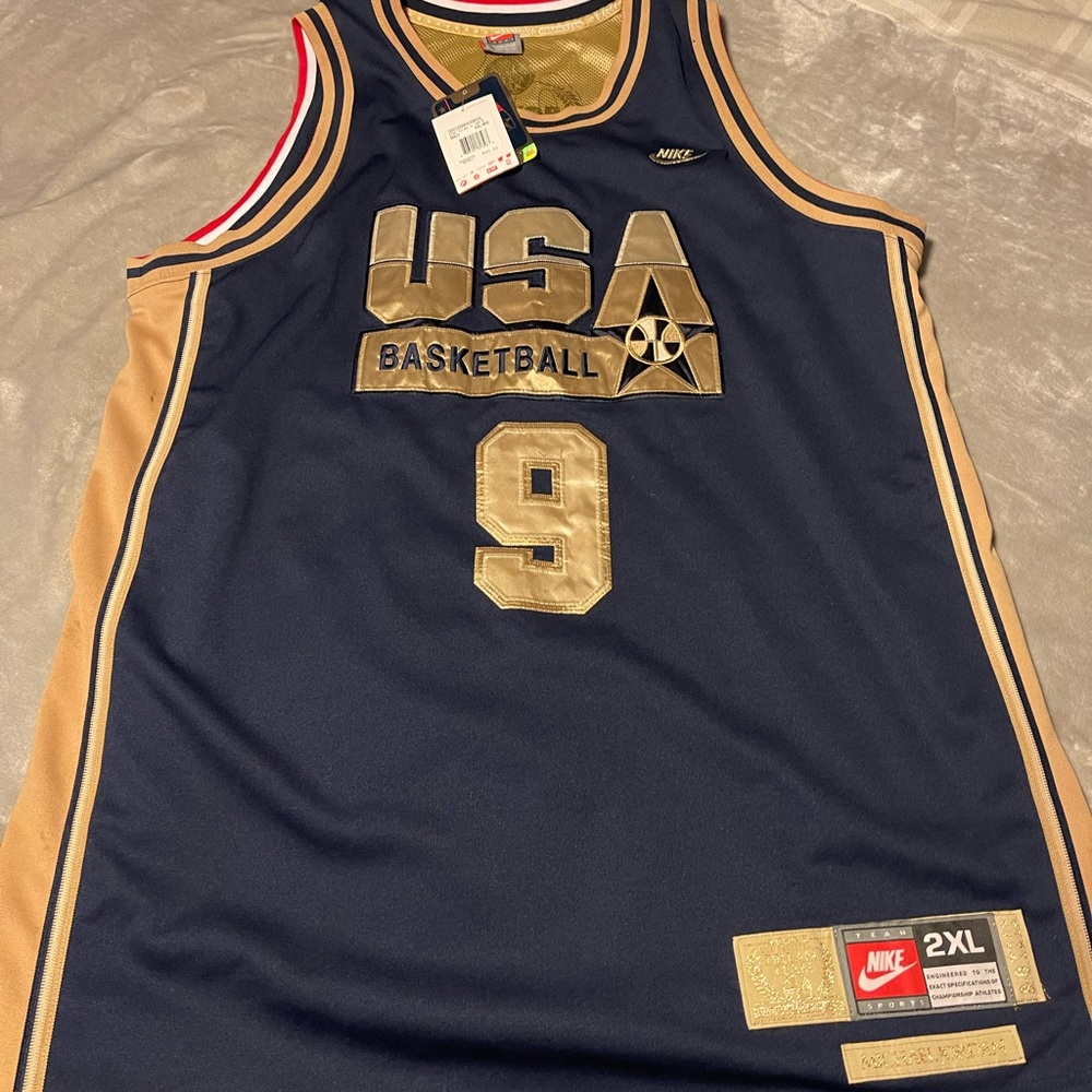 Michael Jordan #9 Dream Team Jersey Size: XXL Nike USA Dream Team Jersey